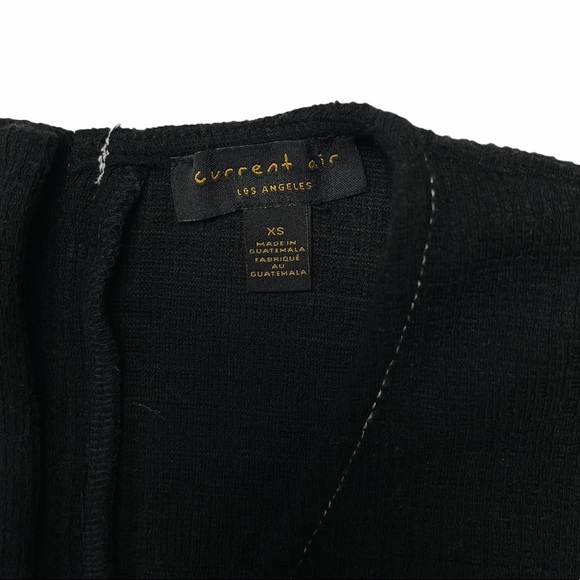 Current Air | Black Puff Sleeve Peasant Top Anthro - Picture 5 of 8